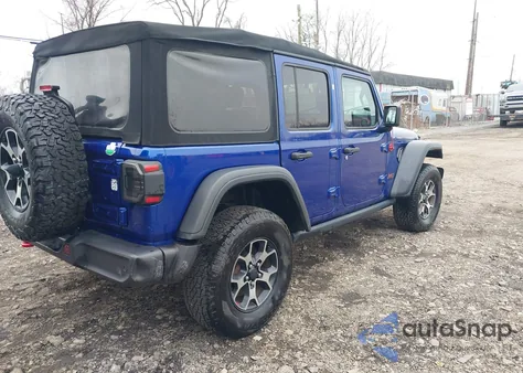 2020 Jeep Wrangler Unlimited Rubicon 4X4 z USA, uszkodzony, nr VIN 1C4HJXFN3LW219113